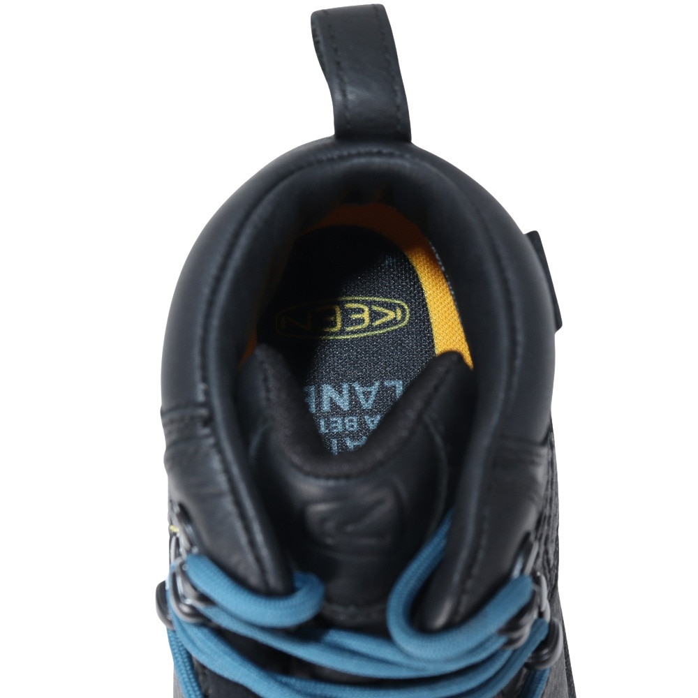 キーン（KEEN）（レディース）トレッキングシューズ ハイカット 登山靴 ピレニーズ ハイキングシューズ 1026848 ブラック 防水