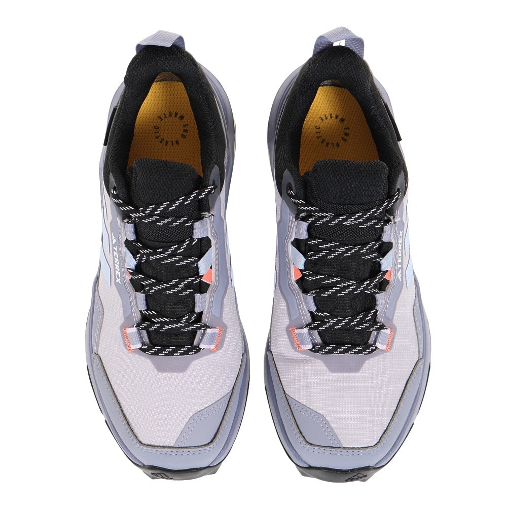 アディダス（adidas）（レディース）トレッキングシューズ ローカット 登山靴 テレックス AX4 ゴアテックス ハイキング HQ1052 パープル