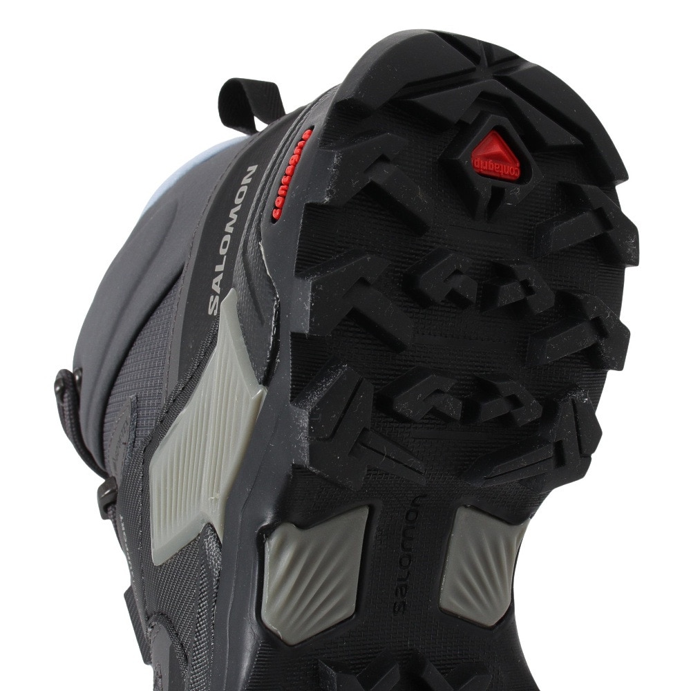 サロモン（SALOMON）（レディース）トレッキングシューズ ハイカット 登山靴 エックス ウルトラ 4 ミッド ゴアテックス W M L41625000 グレー