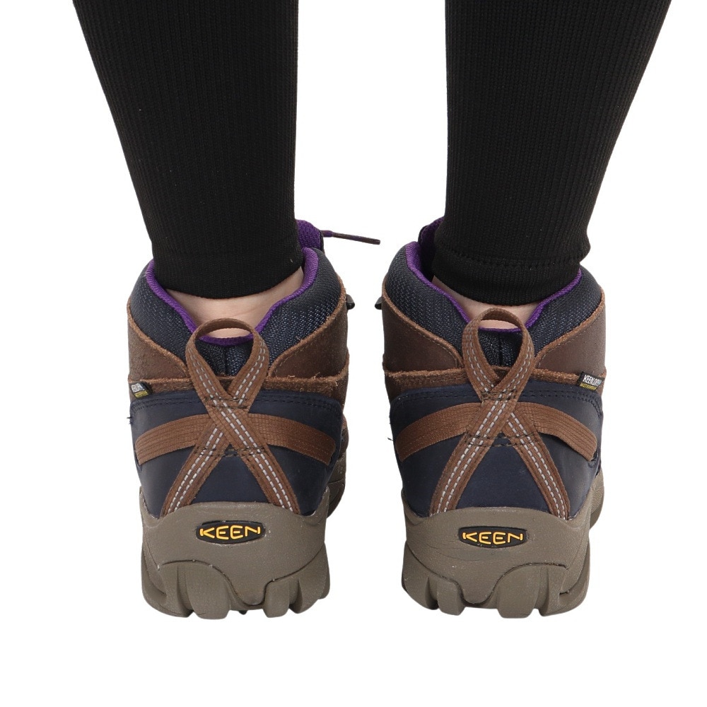 キーン（KEEN）（レディース）防水ハイキングシューズ ターギー 2 ミッド 1027367 ブラウン トレッキングシューズ 登山靴
