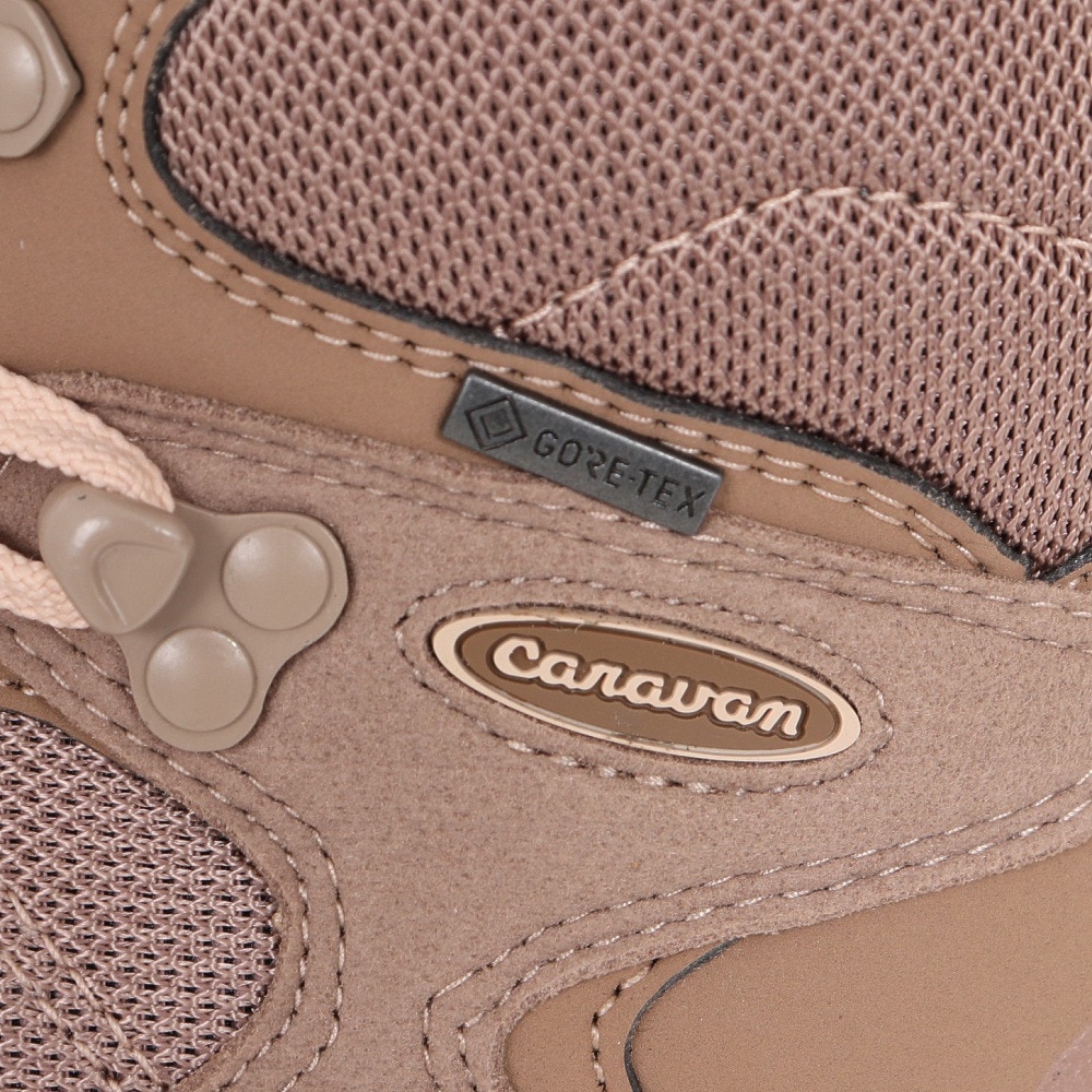 キャラバン（Caravan）（レディース）ゴアテックス トレッキングシューズ ハイカット 登山靴 C1 02S 0010106262 サンドベージュ