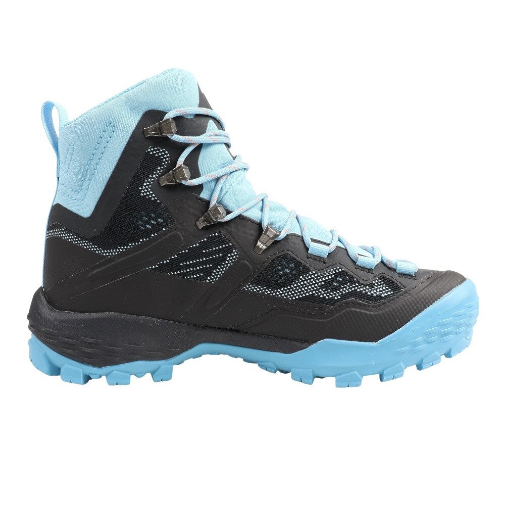 マムート（MAMMUT）（レディース）トレッキングシューズ ハイカット 登山靴 Ducan High ゴアテックス 3030-03481-00089  ブラック×ブルー アウトドア・キャンプ用品はエルブレス