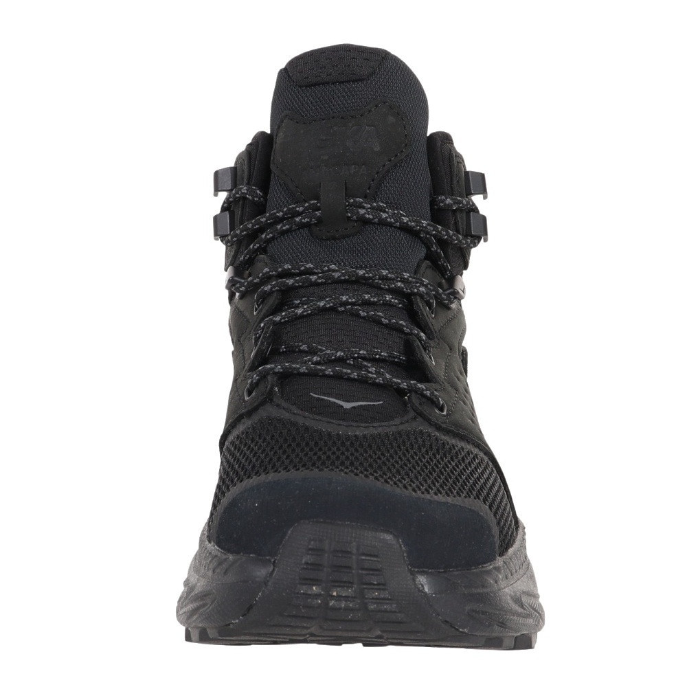 ホカ（HOKA）（レディース）ゴアテックス トレッキングシューズ ミドルカット 登山靴 アナカパ 2 ミッド GTX 1142831-BBLC ブラック