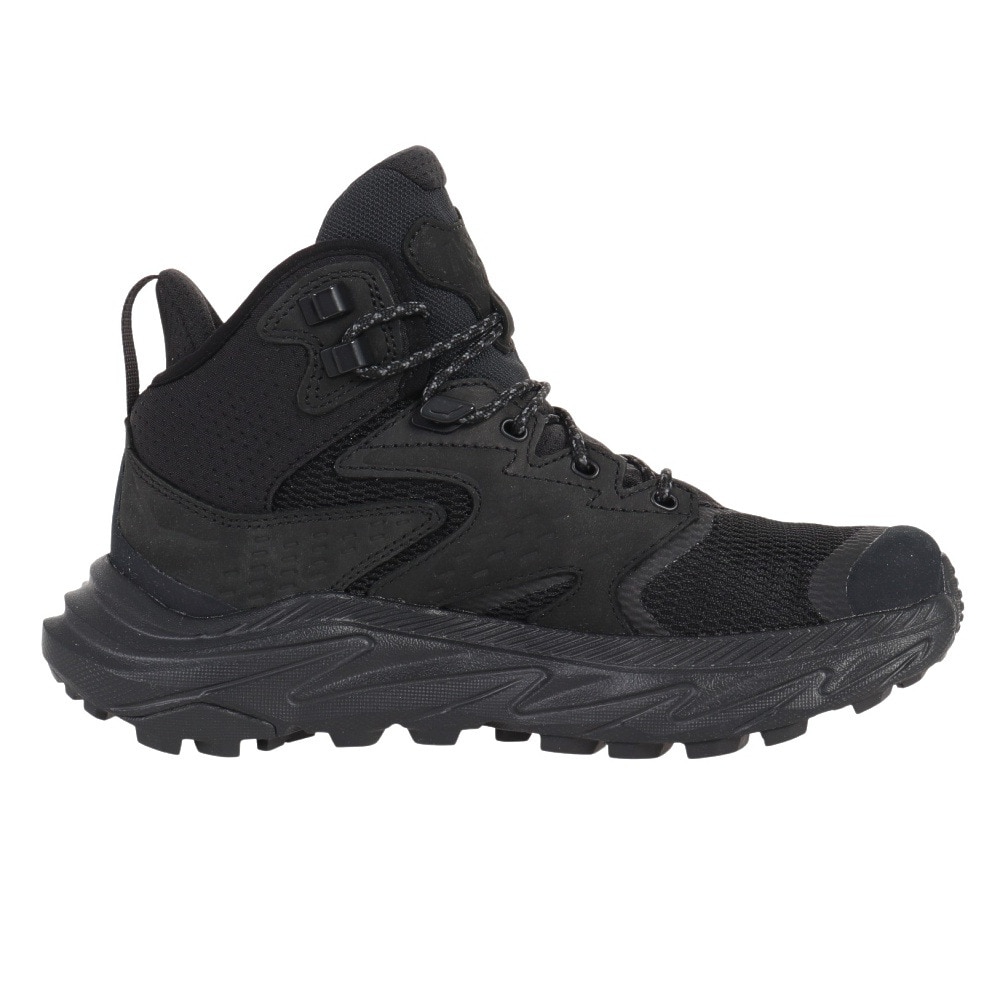 ホカ（HOKA）（レディース）ゴアテックス トレッキングシューズ ミドルカット 登山靴 アナカパ 2 ミッド GTX 1142831-BBLC ブラック