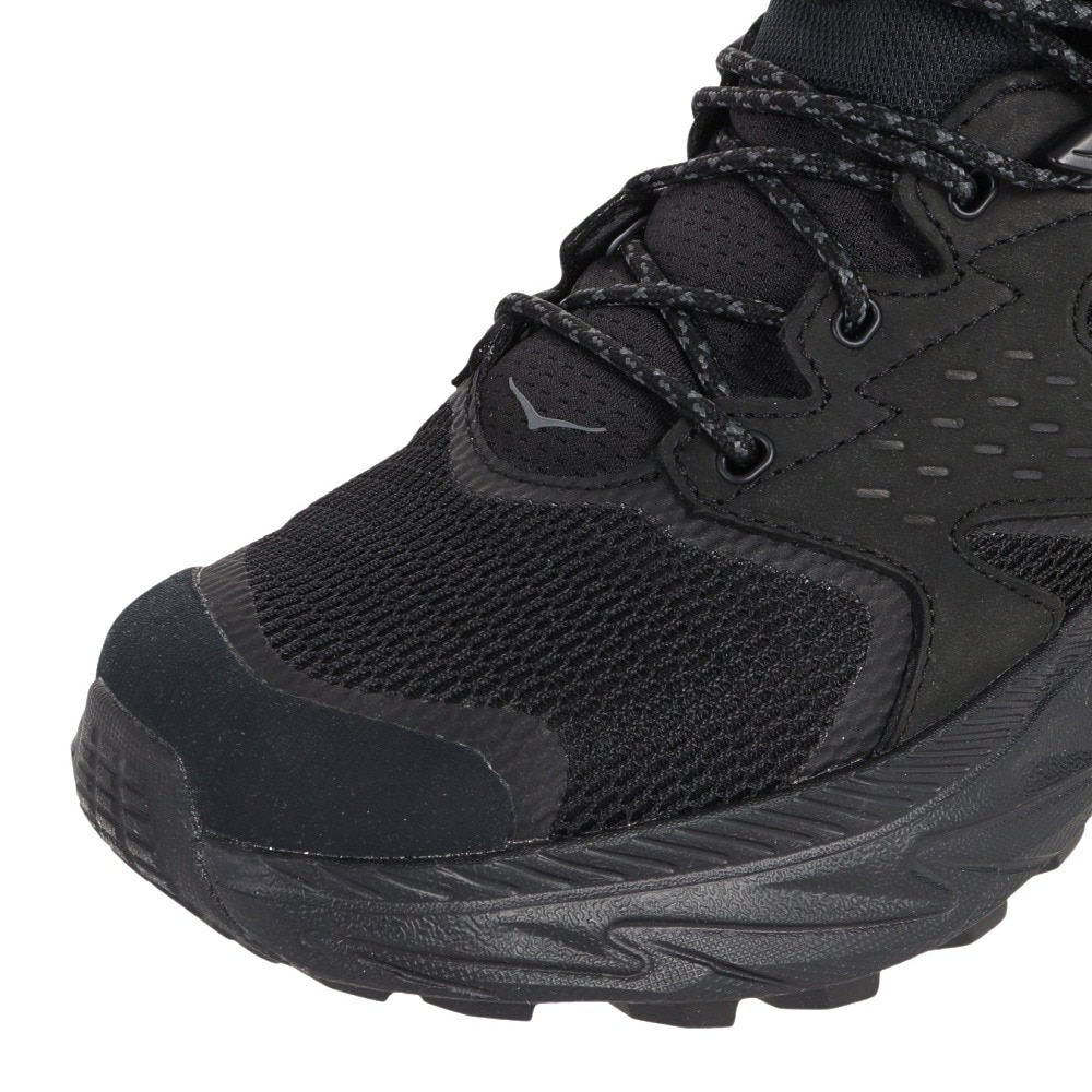 ホカ（HOKA）（レディース）ゴアテックス トレッキングシューズ ミドルカット 登山靴 アナカパ 2 ミッド GTX 1142831-BBLC ブラック