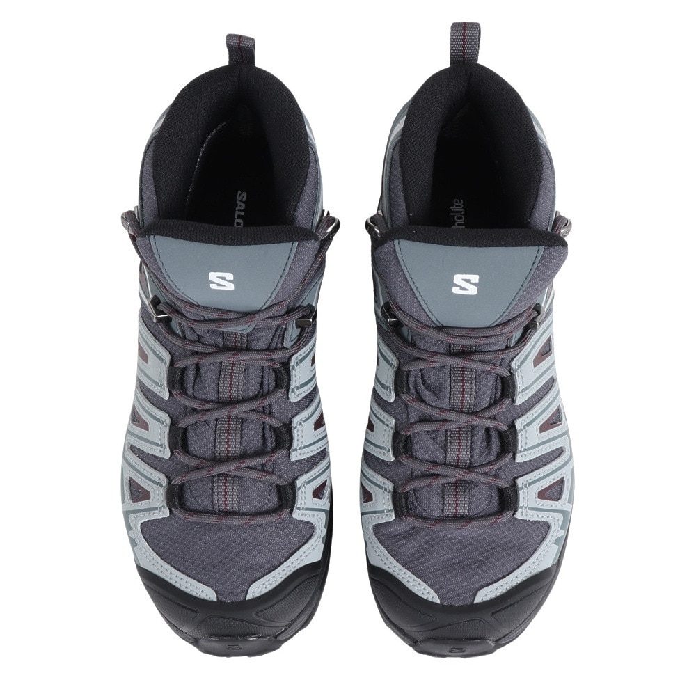 サロモン（SALOMON）（レディース）トレッキングシューズ ハイカット 登山靴 X ウルトラパイオニア GORE-TEX L47170500 グレー