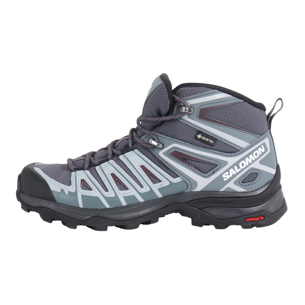 サロモン（SALOMON）（レディース）トレッキングシューズ ハイカット 登山靴 X ウルトラパイオニア GORE-TEX L47170500 グレー