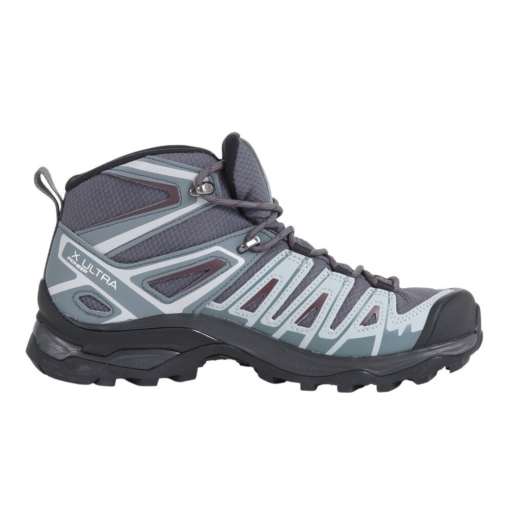 サロモン（SALOMON）（レディース）トレッキングシューズ ハイカット 登山靴 X ウルトラパイオニア GORE-TEX L47170500 グレー