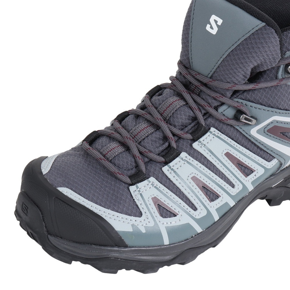 サロモン（SALOMON）（レディース）トレッキングシューズ ハイカット 登山靴 X ウルトラパイオニア GORE-TEX L47170500 グレー