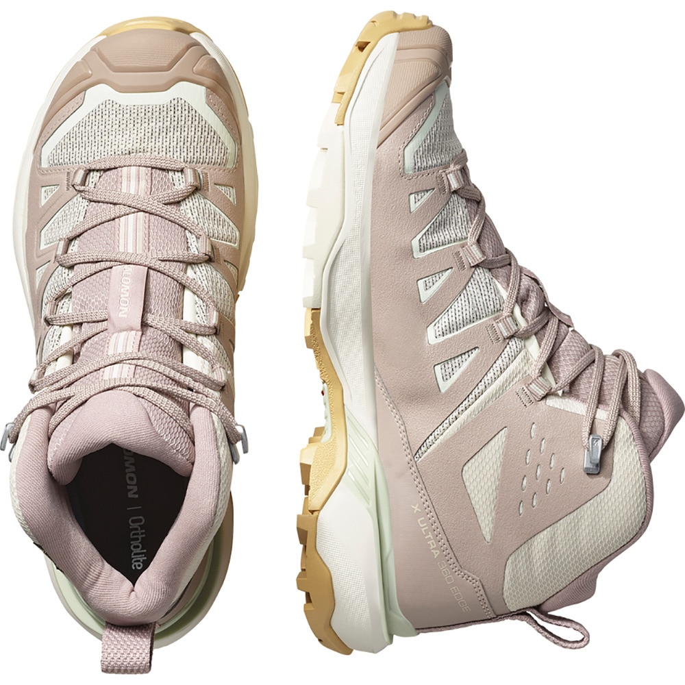 サロモン（SALOMON）（レディース）トレッキングシューズ ハイキングシューズ X ULTRA 360 EDGE MID ゴアテックス L47816300