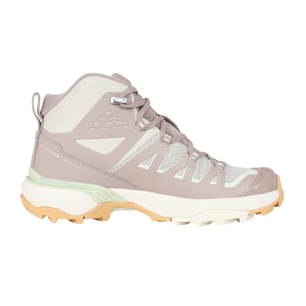 サロモン（SALOMON）（レディース）トレッキングシューズ ハイキングシューズ X ULTRA 360 EDGE MID ゴアテックス L47816300