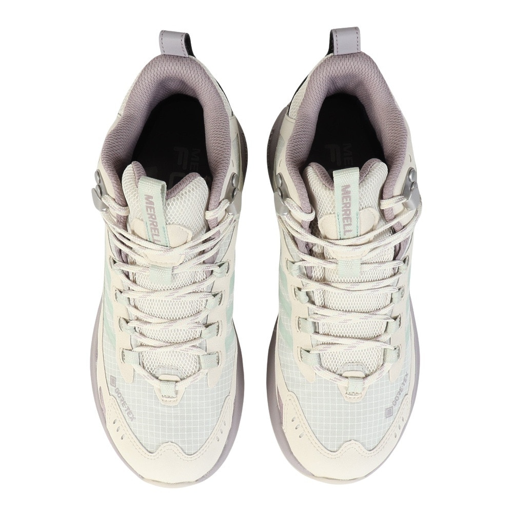 メレル（MERRELL）（レディース）トレッキングシューズ ハイカット 登山靴 モアブ スピード 2 ミッド ゴアテックス 038500 GRAIGE パープル
