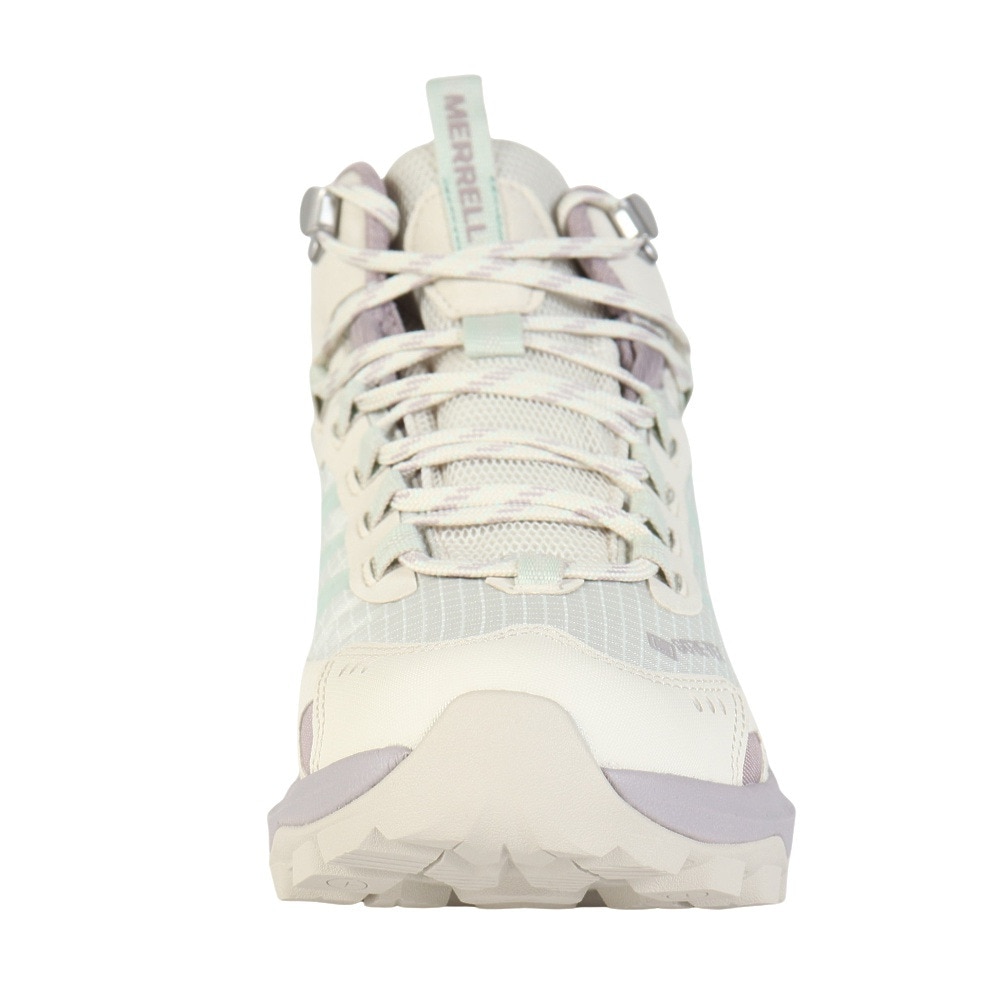 メレル（MERRELL）（レディース）トレッキングシューズ ハイカット 登山靴 モアブ スピード 2 ミッド ゴアテックス 038500 GRAIGE パープル
