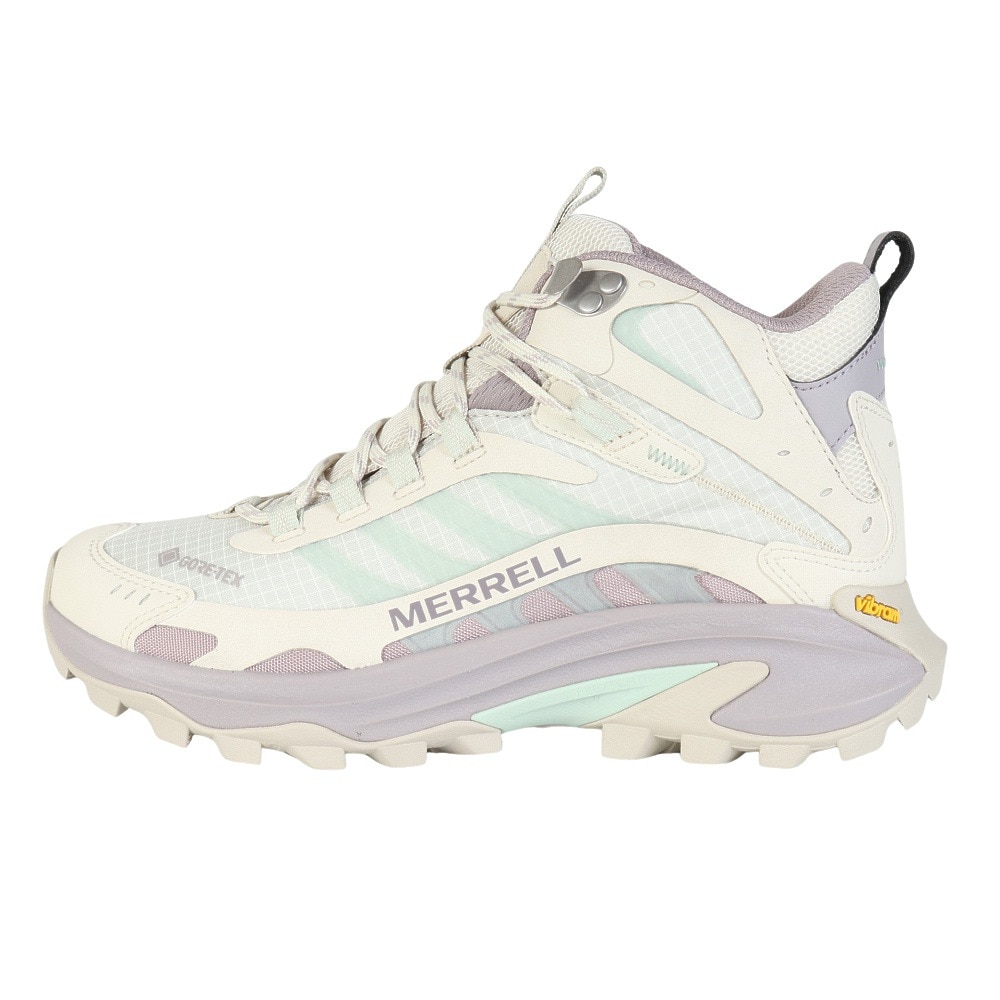 メレル（MERRELL）（レディース）トレッキングシューズ ハイカット 登山靴 モアブ スピード 2 ミッド ゴアテックス 038500 GRAIGE パープル