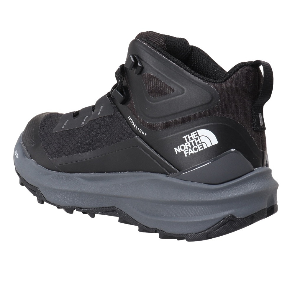 ノースフェイス（THE NORTH FACE）（レディース）トレッキングシューズ ハイカット 登山靴 エクスプロリス II ミッド NFW02325  KV ブラック