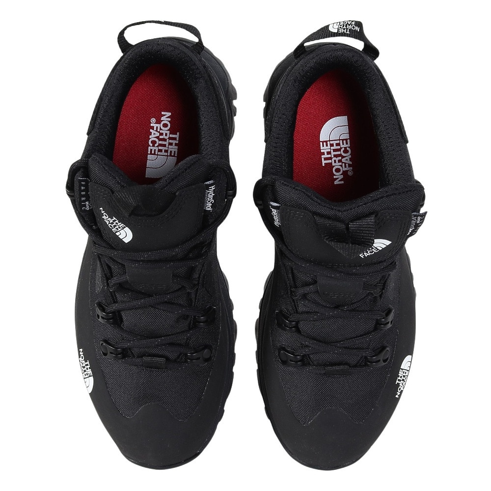 ザ・ノース・フェイス（THE NORTH FACE）（レディース）トレッキングシューズ 登山靴 クレストン ハイク ウォータープルーフ NFW52410 KK ブラック