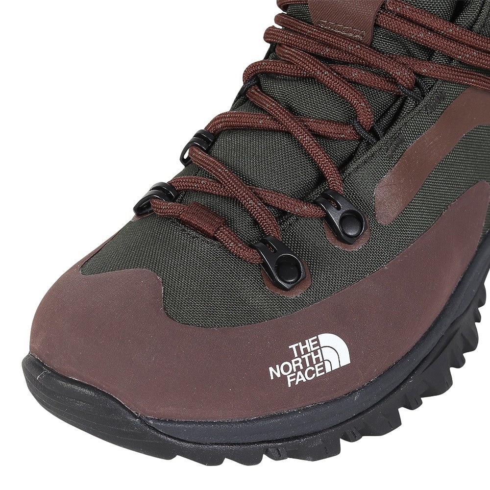 ザ・ノース・フェイス（THE NORTH FACE）（レディース）トレッキングシューズ 登山靴 クレストン ハイク ミッド ウォータープルーフ NFW52321 DK ダークグリーン 防水