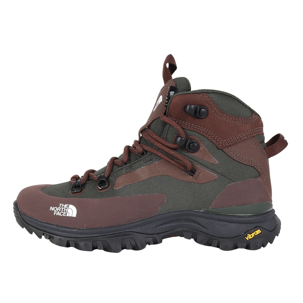 ザ・ノース・フェイス（THE NORTH FACE）（レディース）トレッキングシューズ 登山靴 クレストン ハイク ミッド ウォータープルーフ NFW52321 DK ダークグリーン 防水