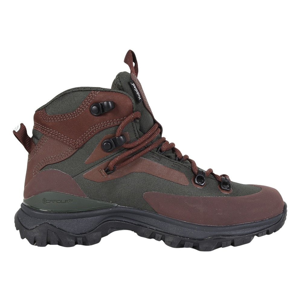 ザ・ノース・フェイス（THE NORTH FACE）（レディース）トレッキングシューズ 登山靴 クレストン ハイク ミッド ウォータープルーフ NFW52321 DK ダークグリーン 防水