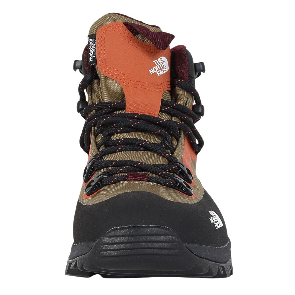 ザ・ノース・フェイス（THE NORTH FACE）（レディース）トレッキングシューズ 登山靴 クレストン ハイク ミッド ウォータープルーフ NFW52321 FK カーキ 防水