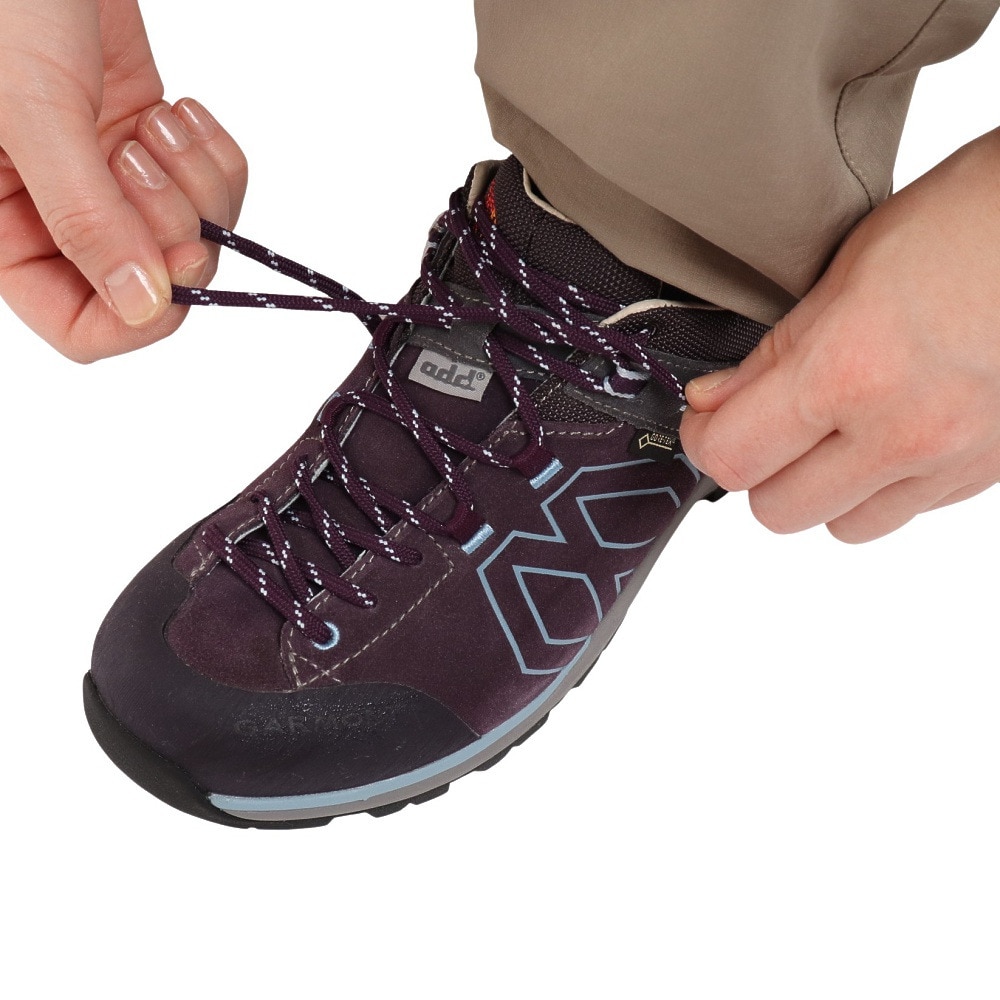 ガルモント（GARMONT）（レディース）トレッキングシューズ ローカット 登山靴 SANTIAGO LOW GTX W 481241/616 パープル ゴアテックス 防水 軽量