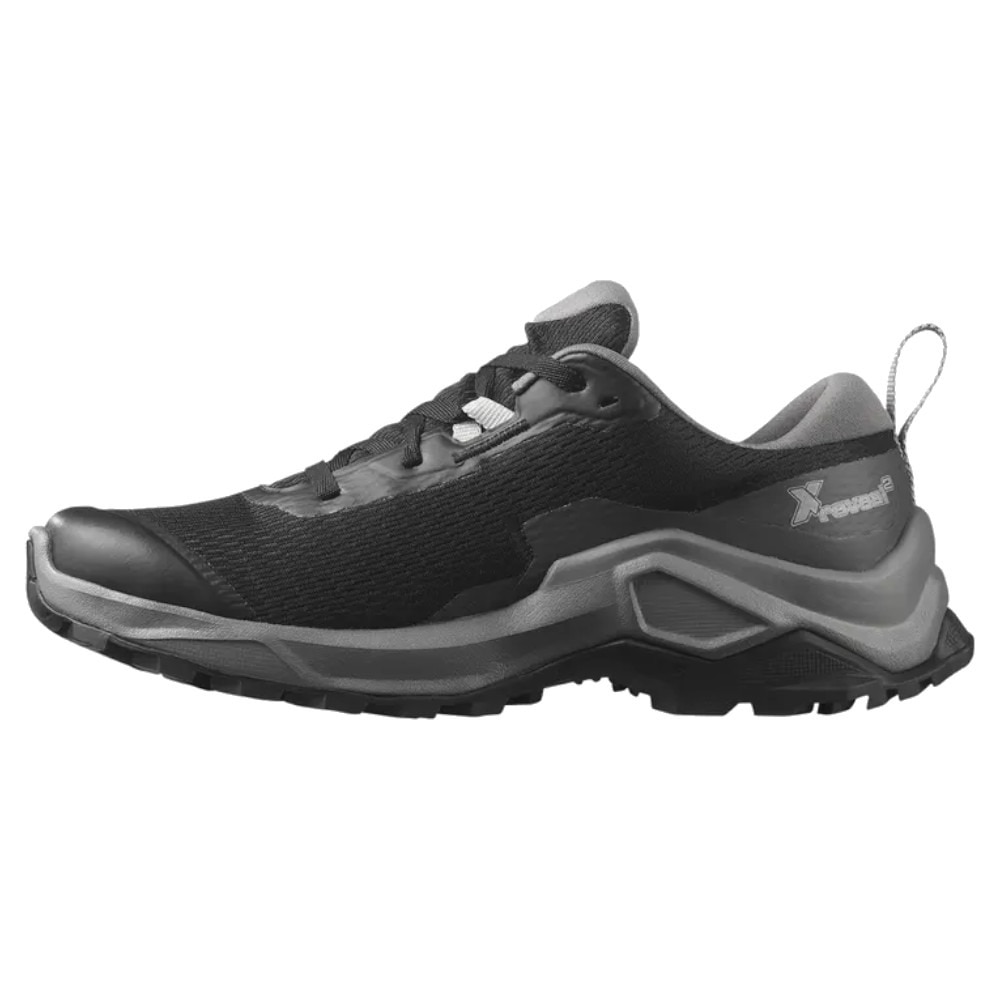 サロモン（SALOMON）（レディース）ゴアテックス トレッキングシューズ ローカット 登山靴 エックス リヴェール ２ L41623900 ブラック