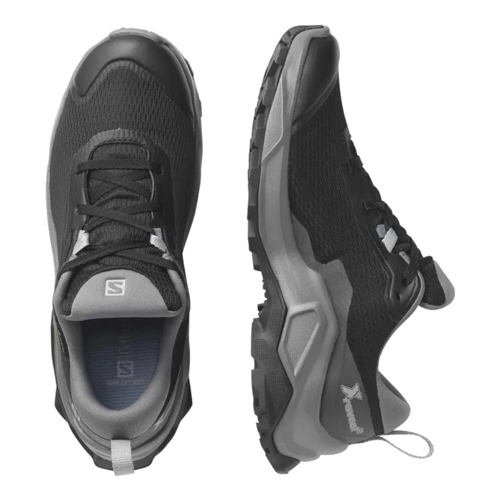 サロモン（SALOMON）（レディース）ゴアテックス トレッキングシューズ ローカット 登山靴 エックス リヴェール ２ L41623900 ブラック