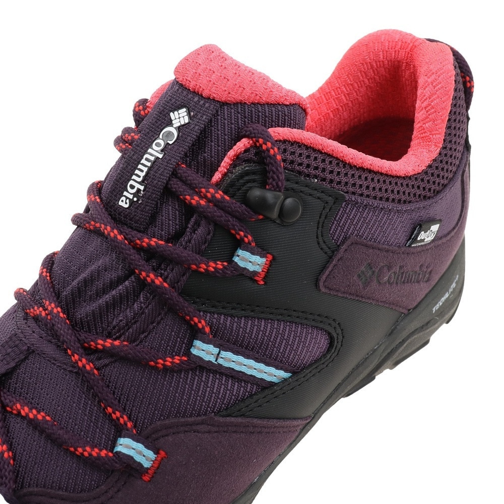 コロンビア（Columbia）（レディース）セイバー5ロウアウトドライ Dark Plum YL4134 506 ハイキング トレッキング アウトドア 登山靴 防水透湿