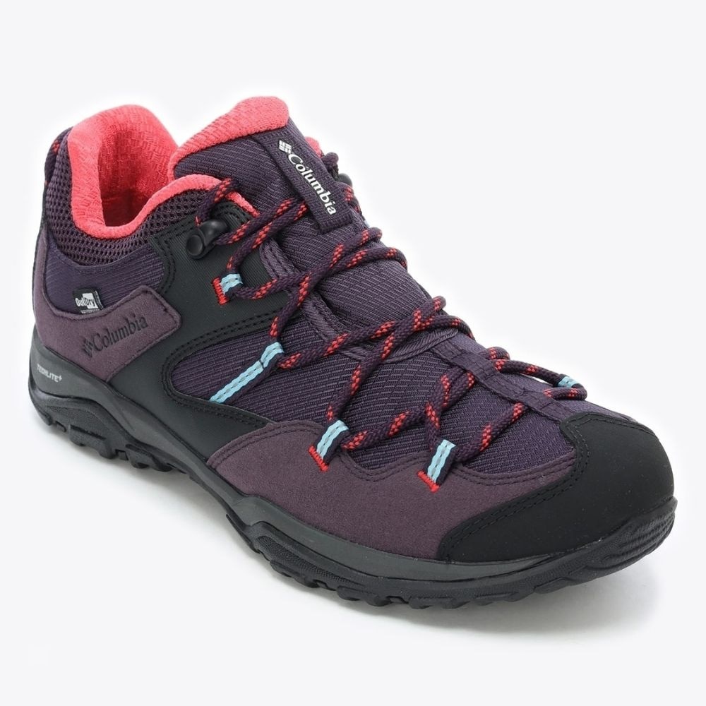 コロンビア（Columbia）（レディース）セイバー5ロウアウトドライ Dark Plum YL4134 506 ハイキング トレッキング アウトドア 登山靴 防水透湿