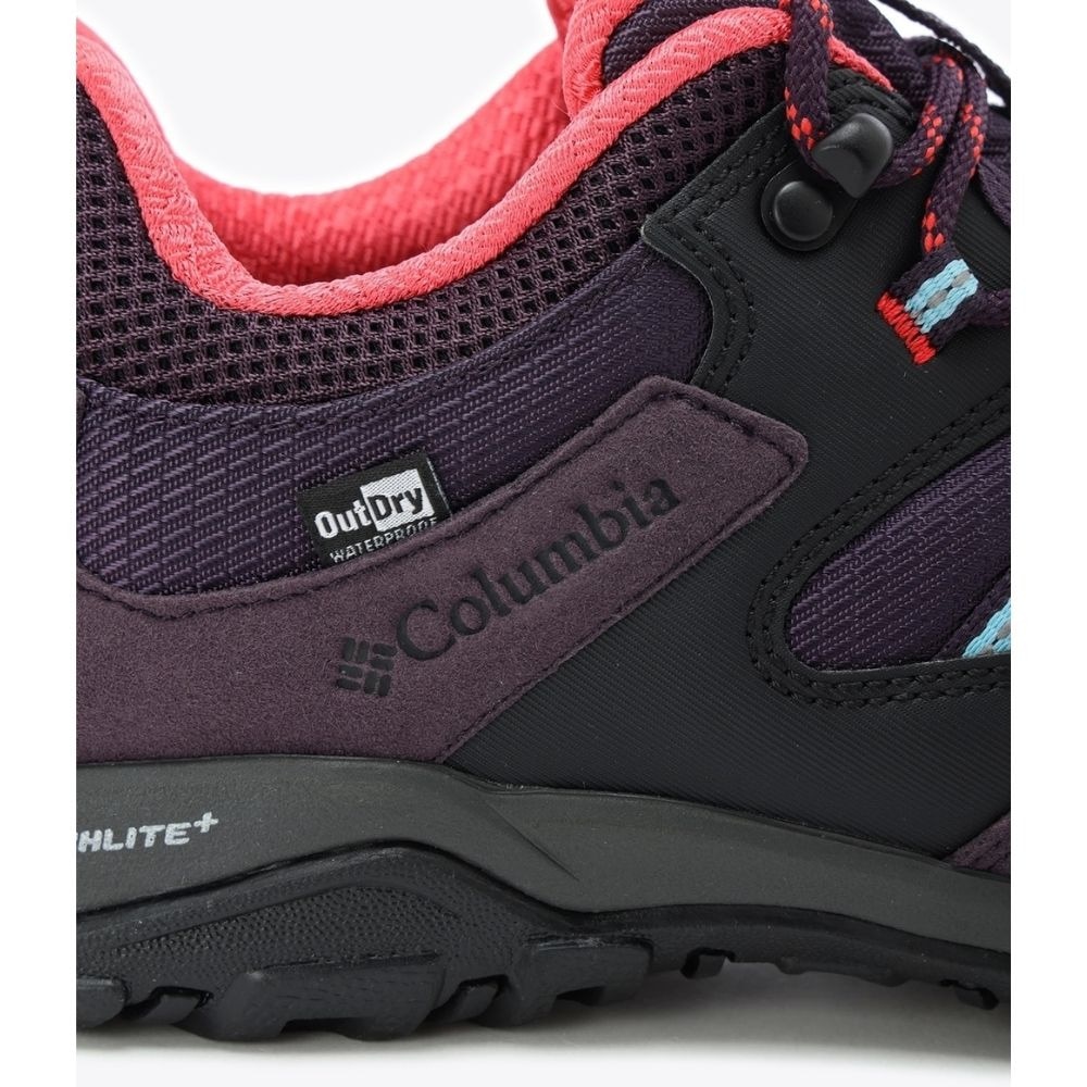 コロンビア（Columbia）（レディース）セイバー5ロウアウトドライ Dark Plum YL4134 506 ハイキング トレッキング アウトドア 登山靴 防水透湿