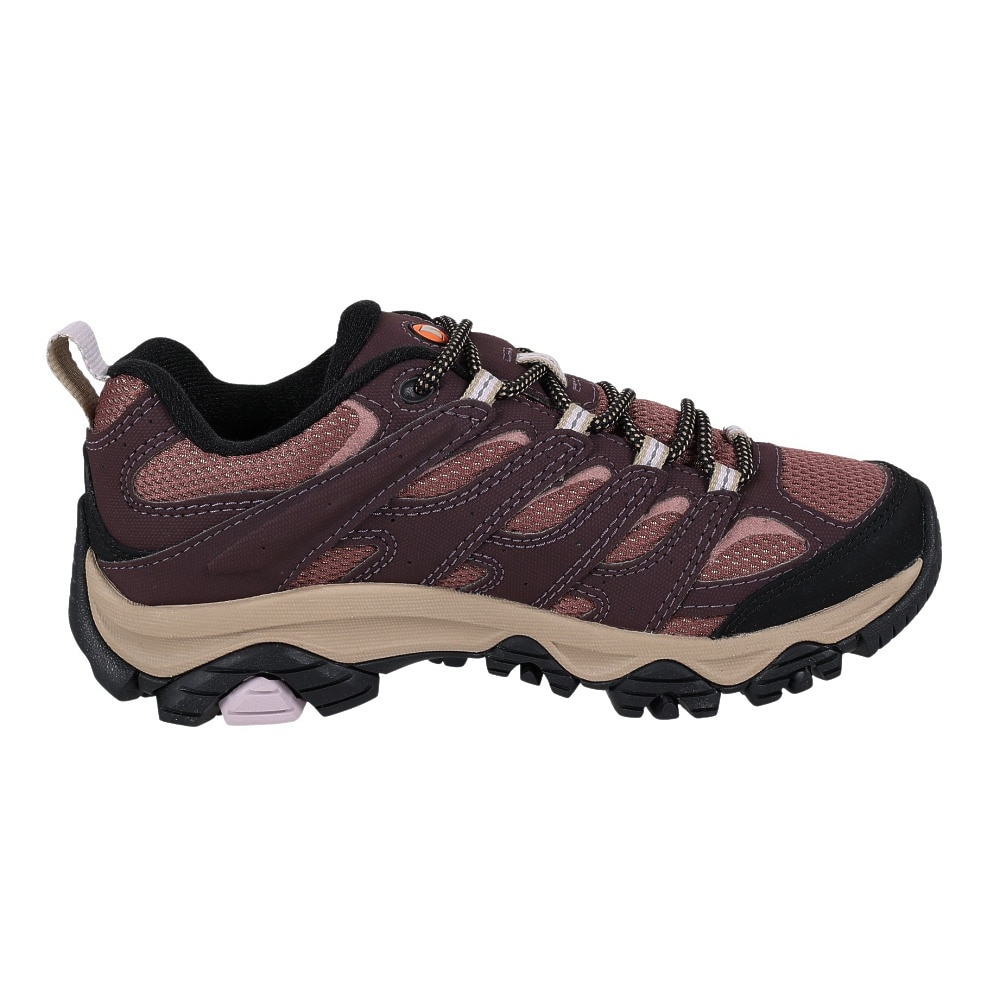 メレル（MERRELL）（レディース）トレッキングシューズ ローカット MOAB 3 シンセティック ゴアテックス 500190 BURGUNDY/BURLWOOD バーガンディ ビブラムソール