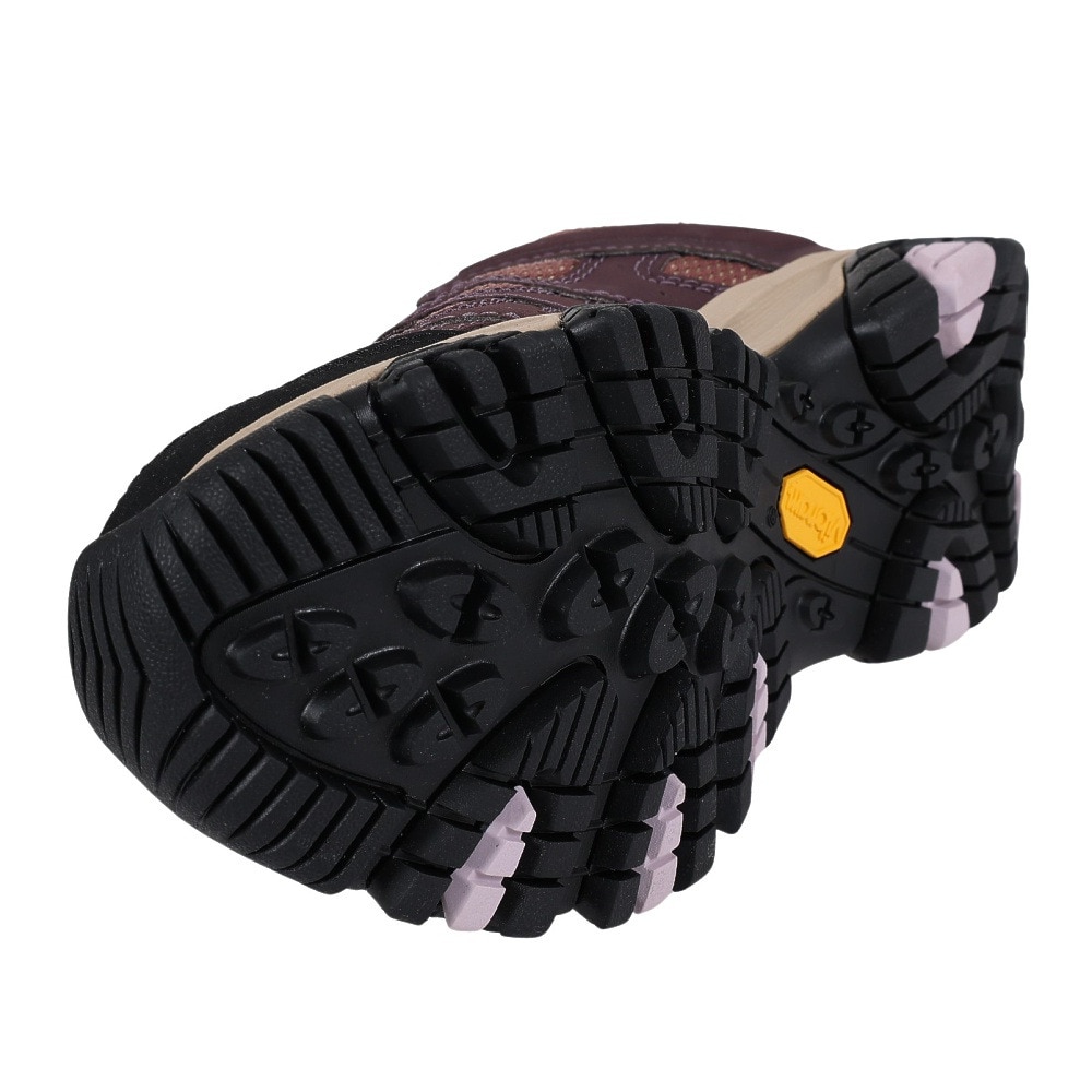 メレル（MERRELL）（レディース）ゴアテックス トレッキングシューズ ローカット 登山靴 モアブ3 SYNTHETIC 500190 BURGUNDY/BURLWOOD ビブラムソール