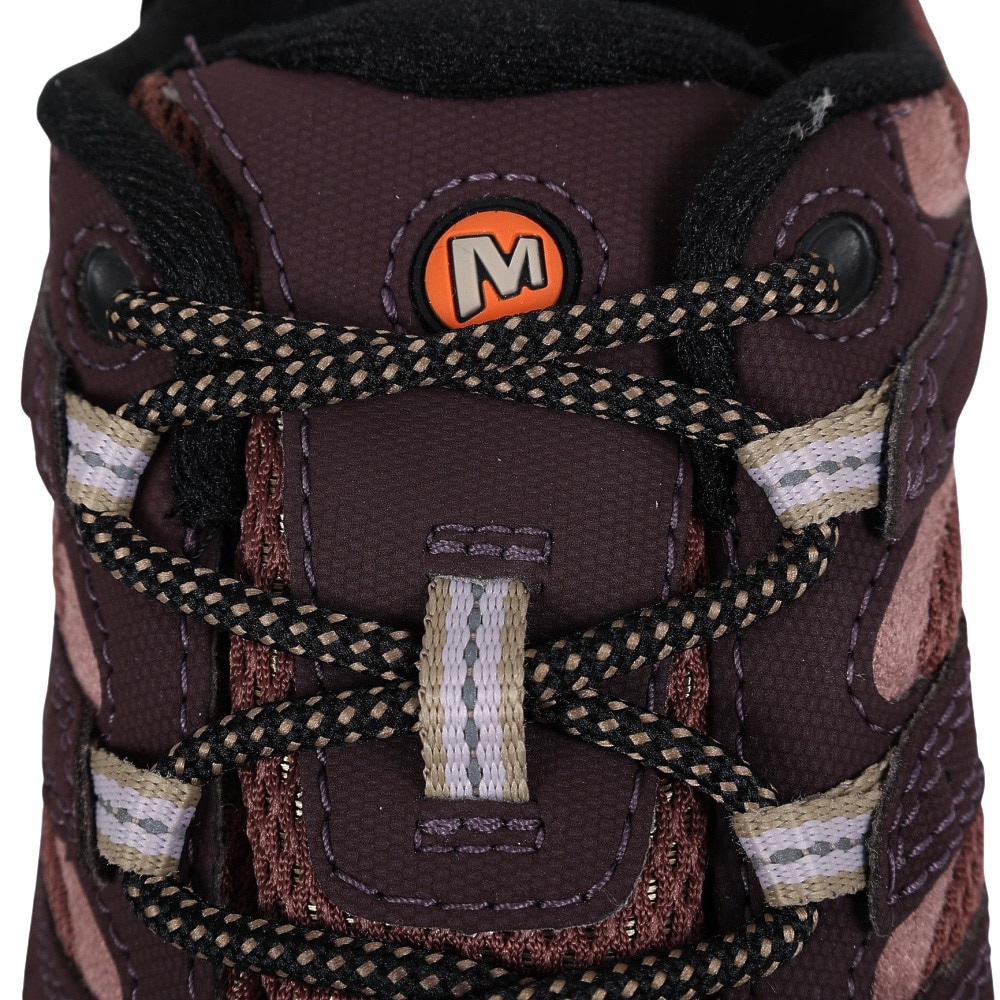 メレル（MERRELL）（レディース）ゴアテックス トレッキングシューズ ローカット 登山靴 モアブ3 SYNTHETIC 500190 BURGUNDY/BURLWOOD ビブラムソール