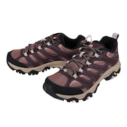 (レディース)ゴアテックス トレッキングシューズ ローカット 登山靴 モアブ3 SYNTHETIC 500190 BURGUNDY/BURLWOOD ビブラムソール