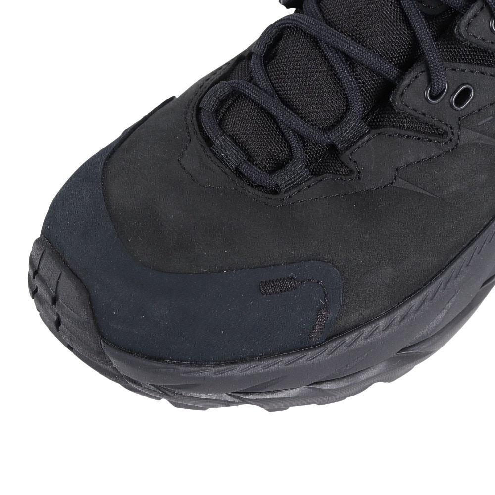 ホカ（HOKA）（レディース）トレッキングシューズ ローカット 登山靴 カハ 2 ロー GTX 1123191-BBLC ブラック ゴアテックス 防水