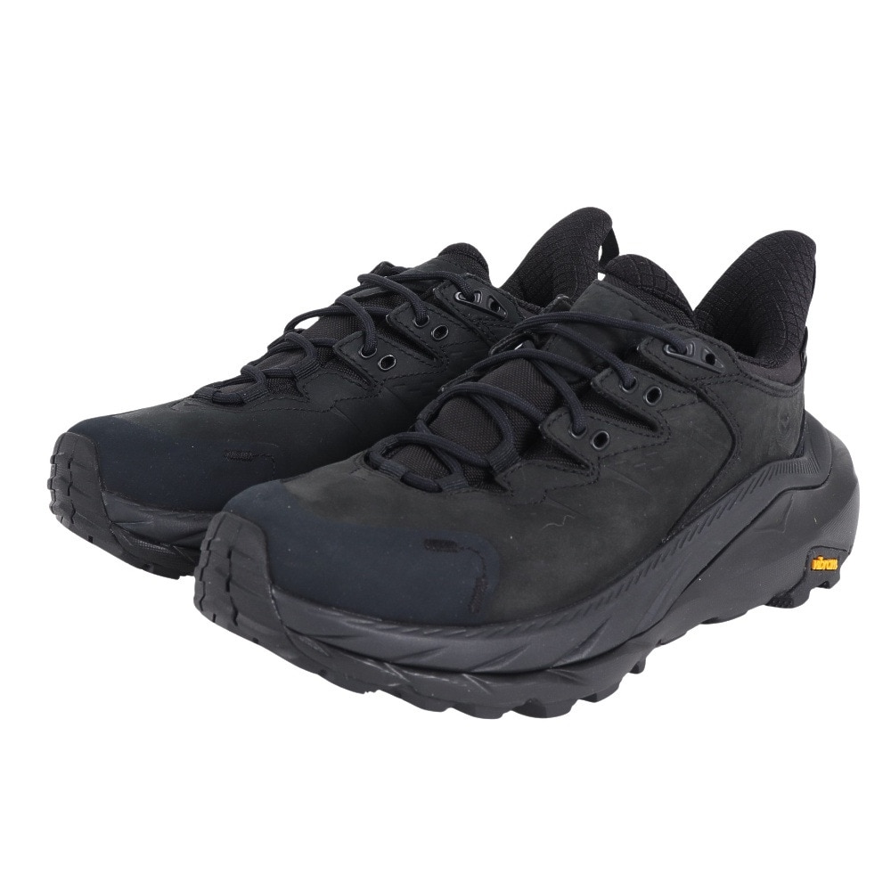 ホカ（HOKA）（レディース）トレッキングシューズ ローカット 登山靴 カハ 2 ロー GTX 1123191-BBLC ブラック ゴアテックス 防水