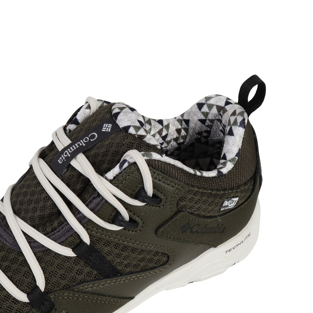 コロンビア（Columbia）（レディース）トレッキングシューズ ローカット 登山靴 セイバー4 ロウアウトドライ Peatmoss YL7462 213 カーキ 防水★★★