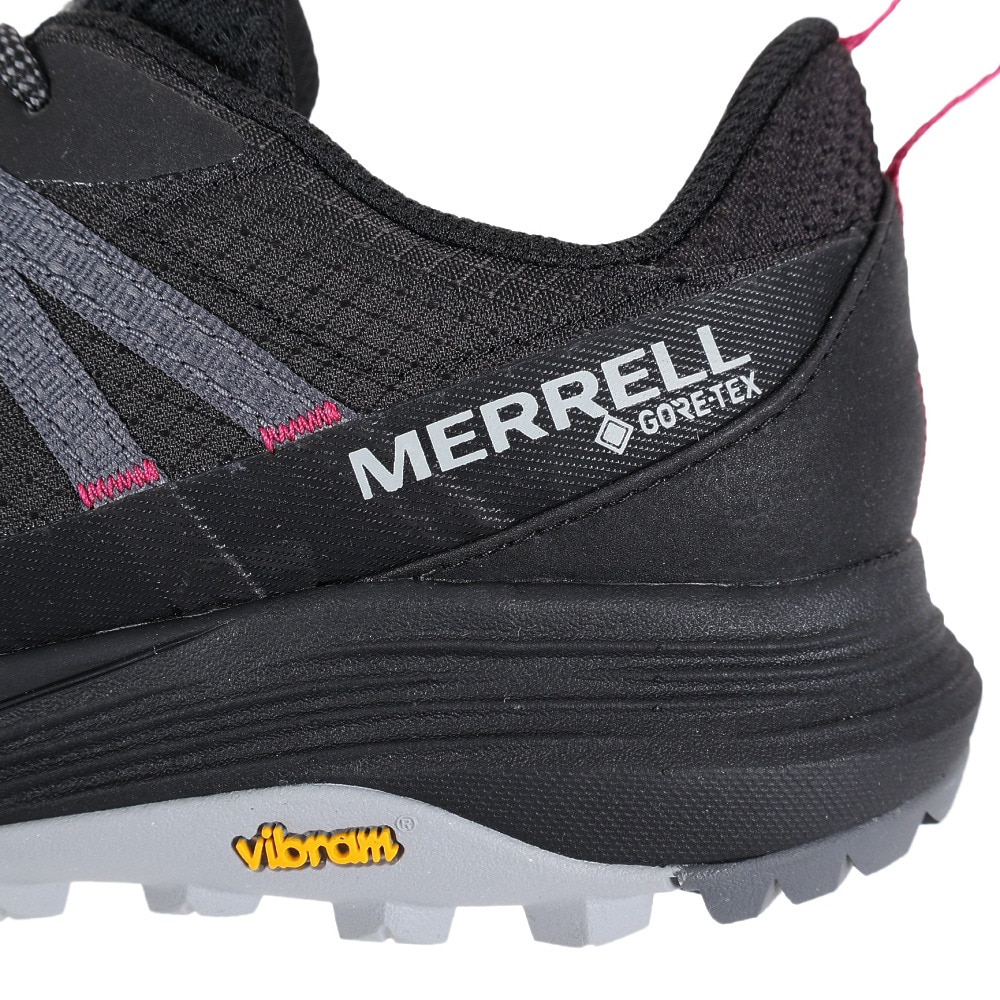 メレル（MERRELL）（レディース）トレッキングシューズ ローカット 登山靴 サイレン 4 ゴアテックス 037274 BLK ブラック