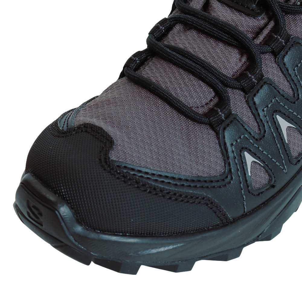 サロモン（SALOMON）（レディース）ゴアテックス トレッキングシューズ ローカット 登山靴 X BRAZE エックス ブレイズ L47180700 MGNT/B グレー