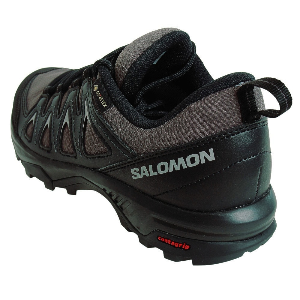 サロモン（SALOMON）（レディース）トレッキングシューズ ローカット 登山靴 X BRAZE エックス ブレイズ ゴアテックス L47180700 MGNT/B グレー
