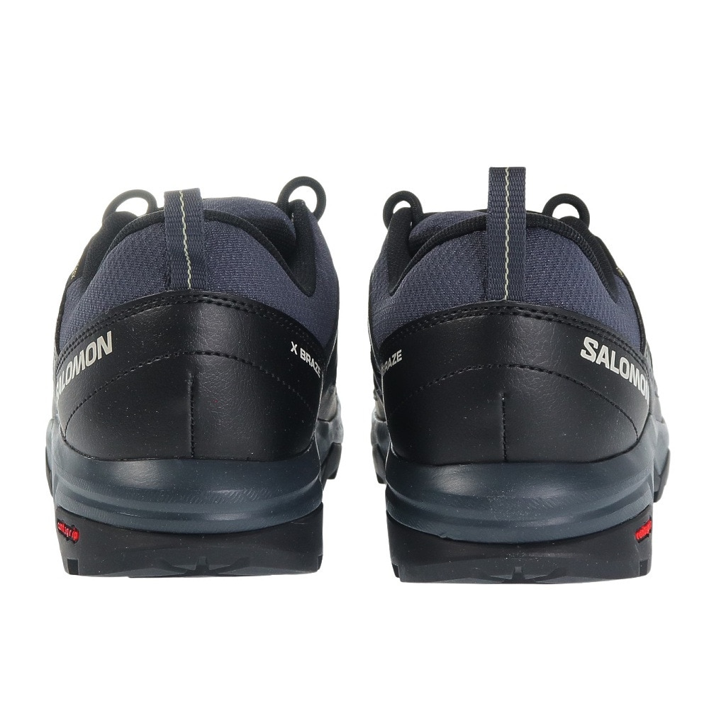 サロモン（SALOMON）（レディース）トレッキングシューズ ローカット 登山靴 X BRAZE ゴアテックス W INDIA L47180800 グレー