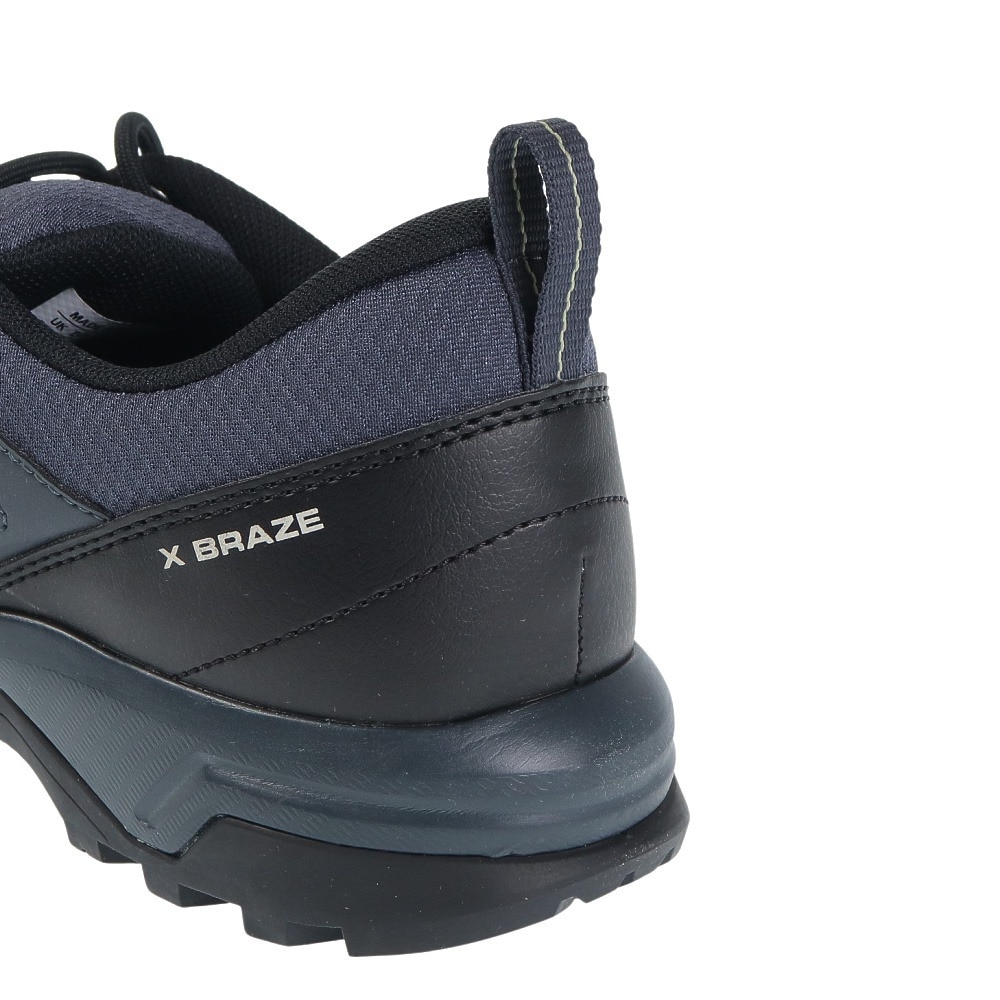 サロモン（SALOMON）（レディース）トレッキングシューズ ローカット 登山靴 X BRAZE ゴアテックス W INDIA L47180800 グレー