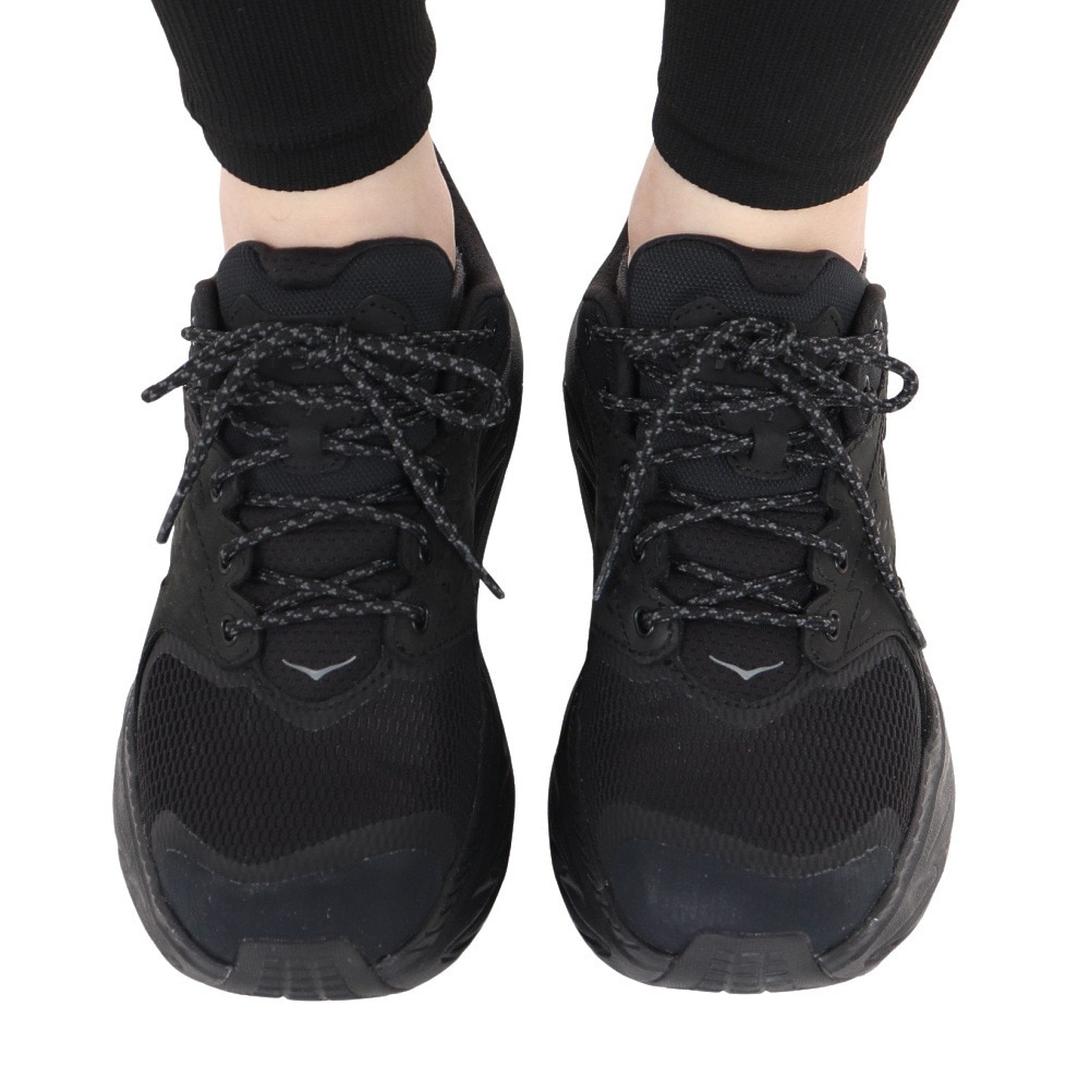 ホカ（HOKA）（レディース）ゴアテックス トレッキングシューズ ローカット 登山靴 アナカパ 2 ロー GTX 1142830-BBLC ブラック