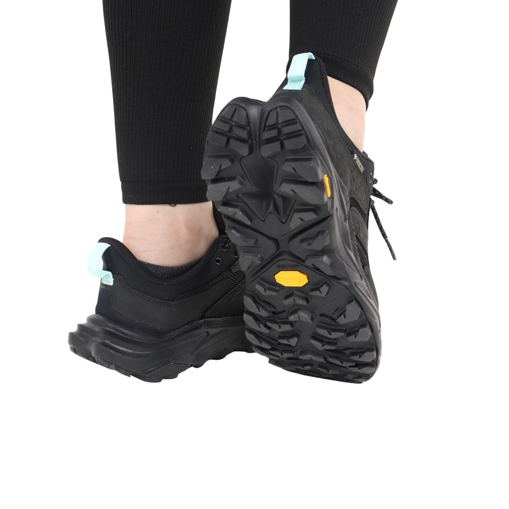 ホカ（HOKA）（レディース）ゴアテックス トレッキングシューズ ローカット 登山靴 アナカパ 2 ロー GTX 1142830-BBLC ブラック
