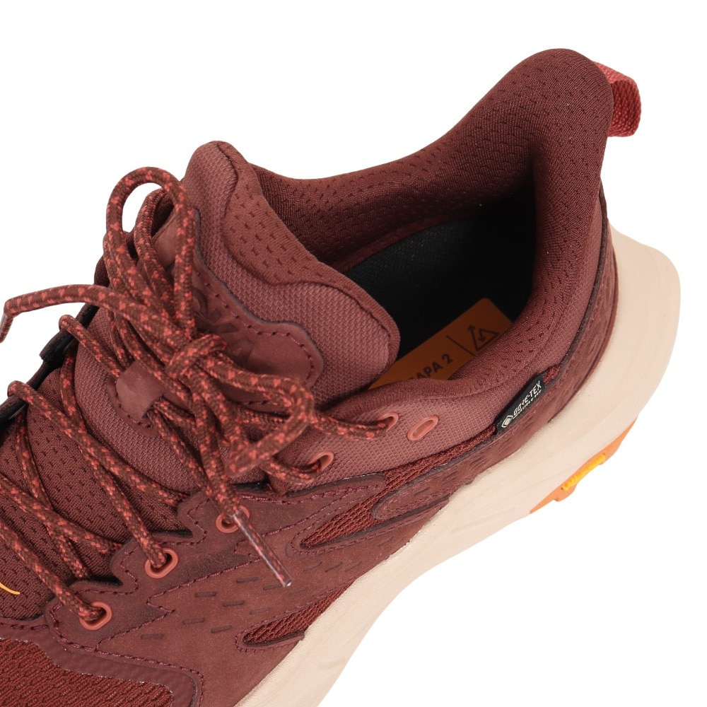 ホカ（HOKA）（レディース）ゴアテックス トレッキングシューズ ローカット 登山靴 アナカパ 2 ロー GTX 1142830-SERT ブラウン