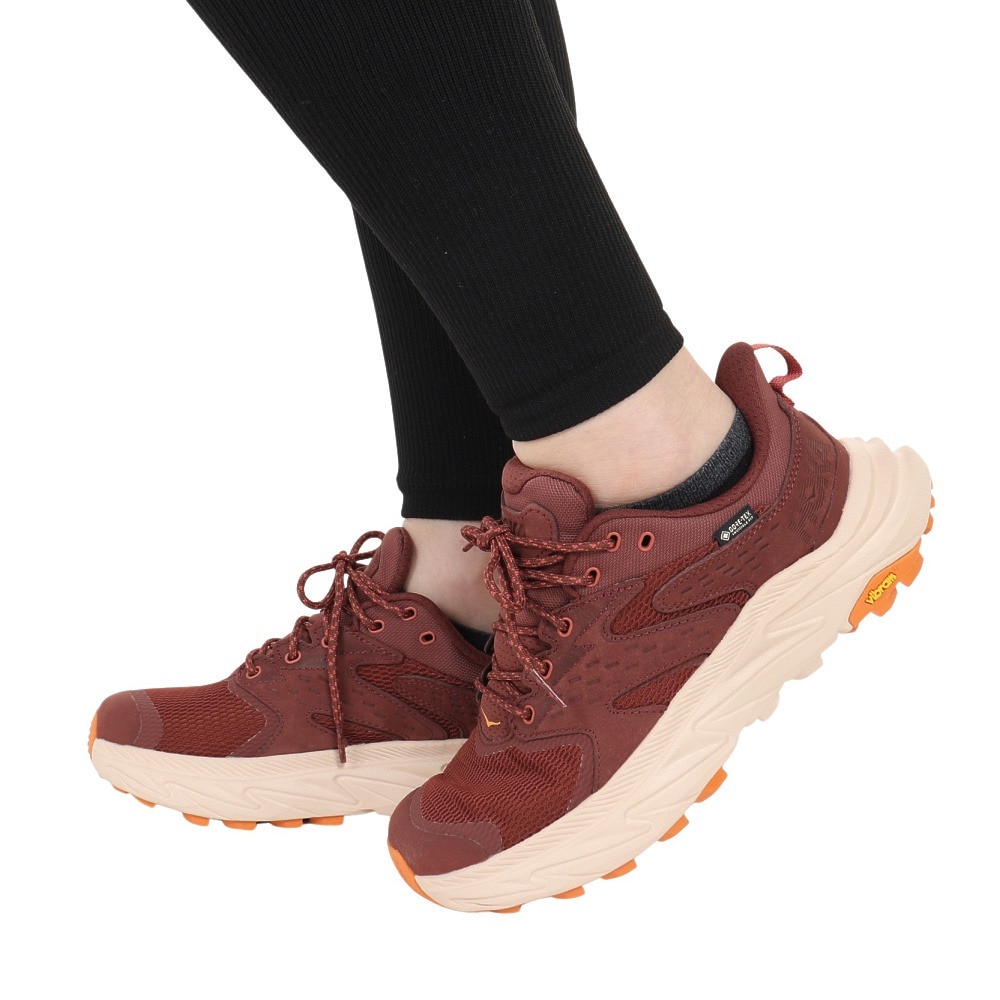 ホカ（HOKA）（レディース）ゴアテックス トレッキングシューズ ローカット 登山靴 アナカパ 2 ロー GTX 1142830-SERT ブラウン
