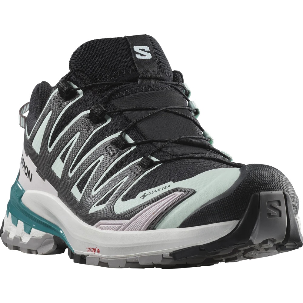 サロモン（SALOMON）（レディース）トレッキングシューズ ローカット 登山靴 XA PRO 3D V9 GORE-TEX L47119100 ブラック