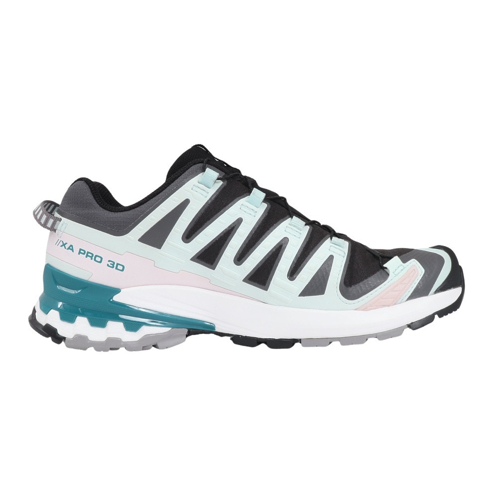 サロモン（SALOMON）（レディース）ゴアテックス トレッキングシューズ ローカット 登山靴 XA PRO 3D V9 GORE-TEX L47119100 ブラック