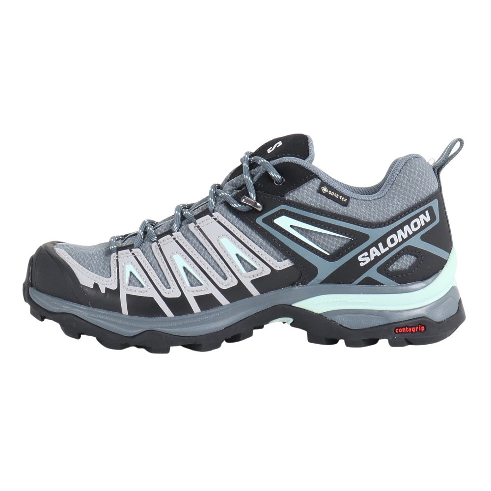サロモン（SALOMON）（レディース）トレッキングシューズ ローカット 登山靴 X ウルトラパイオニア GORE-TEX L47170200 ブルー