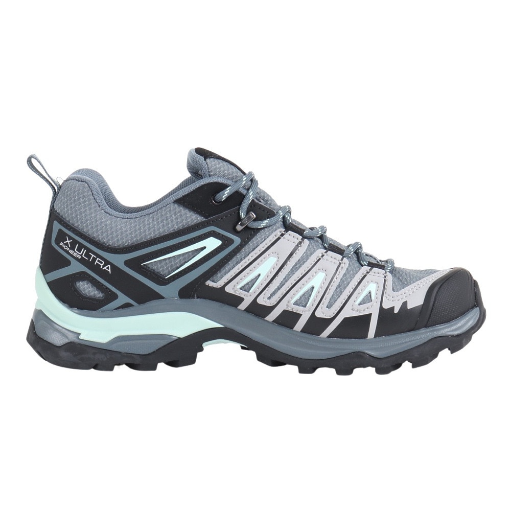 サロモン（SALOMON）（レディース）トレッキングシューズ ローカット 登山靴 X ウルトラパイオニア GORE-TEX L47170200 ブルー